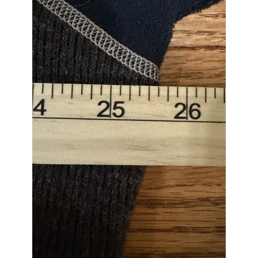 Kuhl Sweater Mens XL Brown Wool Blend Thor 1/4 Zip Thermal‎ Knit Pullover Lined